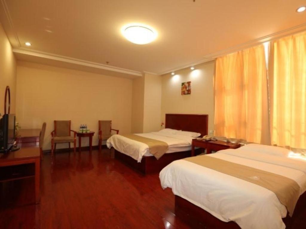 Greentree Inn Tianjin Wuqing Distric Bohai Market Exteriör bild