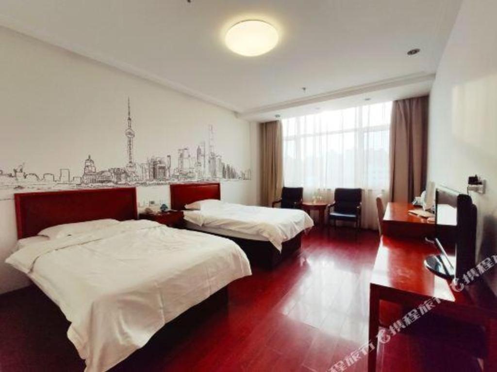 Greentree Inn Tianjin Wuqing Distric Bohai Market Exteriör bild