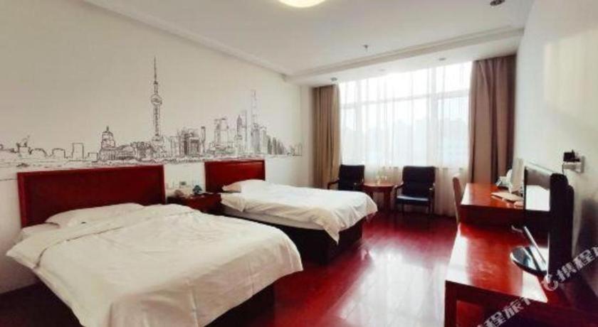 Greentree Inn Tianjin Wuqing Distric Bohai Market Exteriör bild