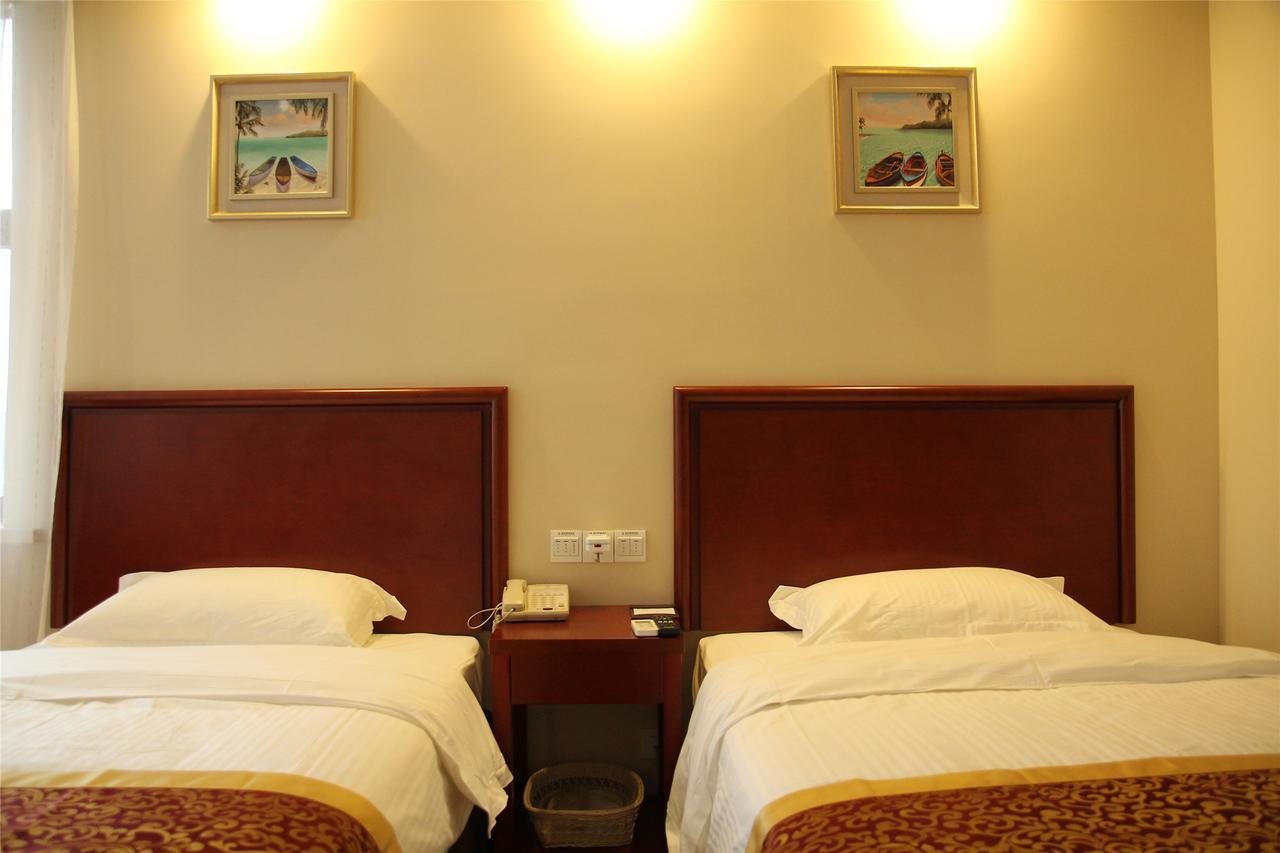 Greentree Inn Tianjin Wuqing Distric Bohai Market Exteriör bild
